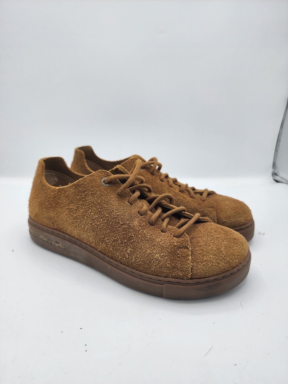 Birkenstock Women's Suede Sneakers in Tan